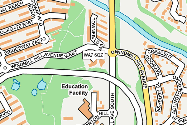 WA7 6QZ map - OS OpenMap – Local (Ordnance Survey) WA7 6QZ map - OS OpenMap – Local (Ordnance Survey)