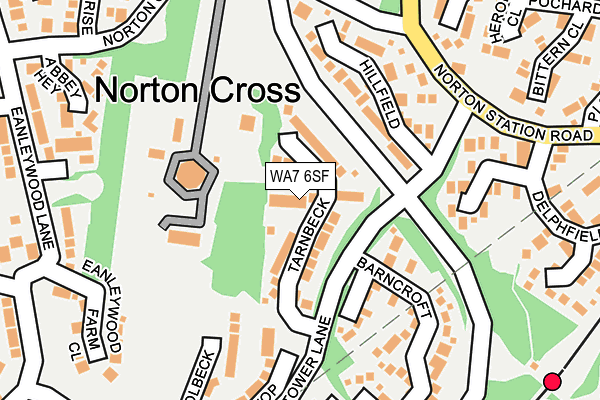 WA7 6SF map - OS OpenMap – Local (Ordnance Survey) WA7 6SF map - OS OpenMap – Local (Ordnance Survey)