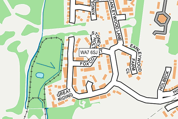 WA7 6SJ map - OS OpenMap – Local (Ordnance Survey) WA7 6SJ map - OS OpenMap – Local (Ordnance Survey)