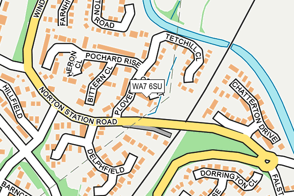 WA7 6SU map - OS OpenMap – Local (Ordnance Survey) WA7 6SU map - OS OpenMap – Local (Ordnance Survey)