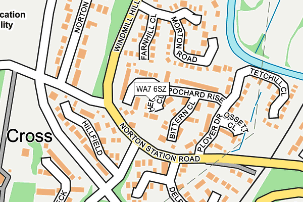 WA7 6SZ map - OS OpenMap – Local (Ordnance Survey) WA7 6SZ map - OS OpenMap – Local (Ordnance Survey)