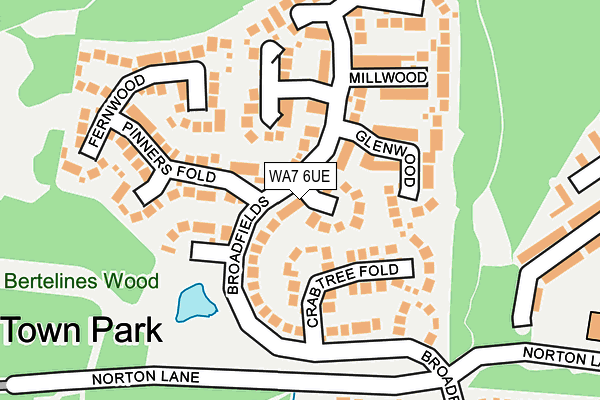 WA7 6UE map - OS OpenMap – Local (Ordnance Survey) WA7 6UE map - OS OpenMap – Local (Ordnance Survey)