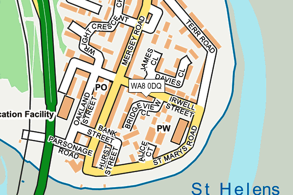 WA8 0DQ map - OS OpenMap – Local (Ordnance Survey) WA8 0DQ map - OS OpenMap – Local (Ordnance Survey)