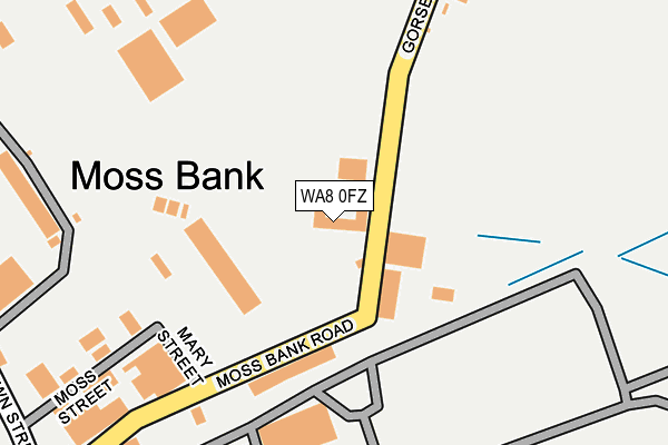 WA8 0FZ map - OS OpenMap – Local (Ordnance Survey) WA8 0FZ map - OS OpenMap – Local (Ordnance Survey)