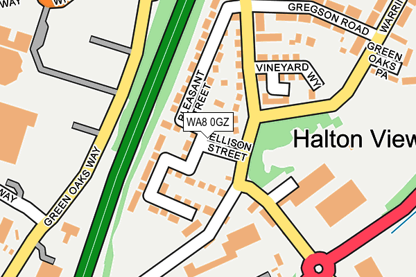 WA8 0GZ map - OS OpenMap – Local (Ordnance Survey) WA8 0GZ map - OS OpenMap – Local (Ordnance Survey)