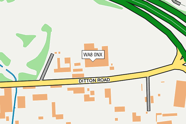 WA8 0NX map - OS OpenMap – Local (Ordnance Survey) WA8 0NX map - OS OpenMap – Local (Ordnance Survey)