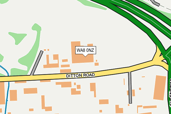 WA8 0NZ map - OS OpenMap – Local (Ordnance Survey) WA8 0NZ map - OS OpenMap – Local (Ordnance Survey)