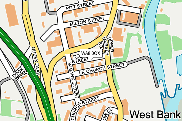 WA8 0QX map - OS OpenMap – Local (Ordnance Survey) WA8 0QX map - OS OpenMap – Local (Ordnance Survey)