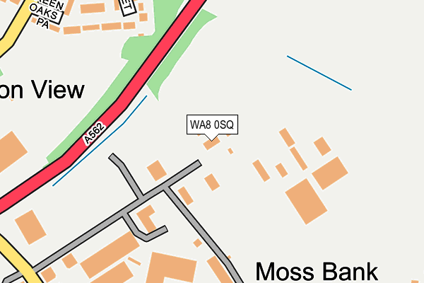 WA8 0SQ map - OS OpenMap – Local (Ordnance Survey) WA8 0SQ map - OS OpenMap – Local (Ordnance Survey)