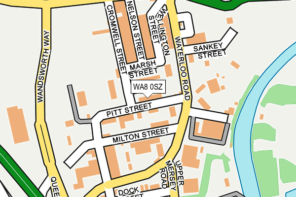 WA8 0SZ map - OS OpenMap – Local (Ordnance Survey) WA8 0SZ map - OS OpenMap – Local (Ordnance Survey)