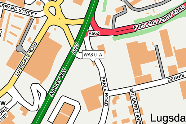 WA8 0TA map - OS OpenMap – Local (Ordnance Survey) WA8 0TA map - OS OpenMap – Local (Ordnance Survey)