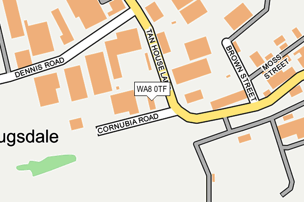 WA8 0TF map - OS OpenMap – Local (Ordnance Survey) WA8 0TF map - OS OpenMap – Local (Ordnance Survey)