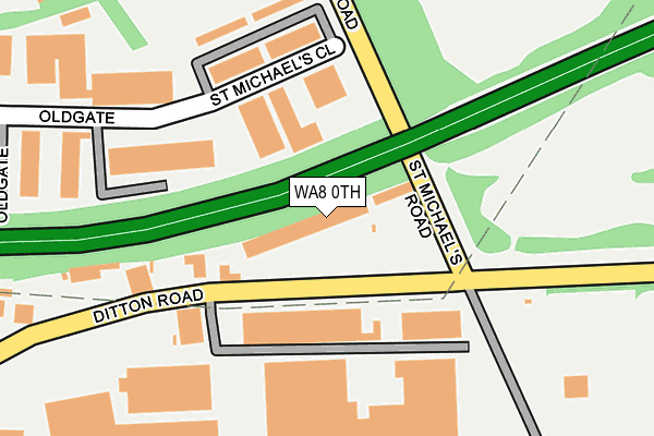WA8 0TH map - OS OpenMap – Local (Ordnance Survey) WA8 0TH map - OS OpenMap – Local (Ordnance Survey)