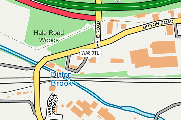 WA8 0TL map - OS OpenMap – Local (Ordnance Survey) WA8 0TL map - OS OpenMap – Local (Ordnance Survey)
