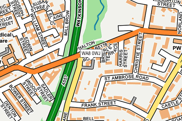WA8 0WJ map - OS OpenMap – Local (Ordnance Survey) WA8 0WJ map - OS OpenMap – Local (Ordnance Survey)