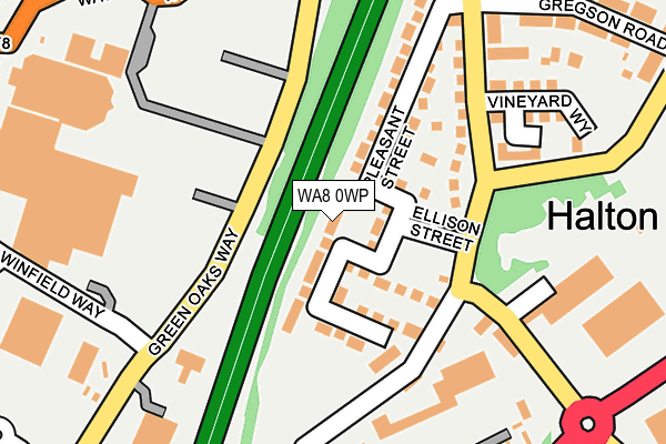 WA8 0WP map - OS OpenMap – Local (Ordnance Survey) WA8 0WP map - OS OpenMap – Local (Ordnance Survey)