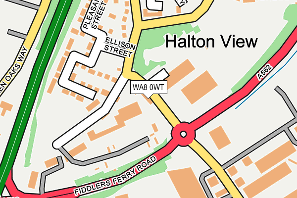 WA8 0WT map - OS OpenMap – Local (Ordnance Survey) WA8 0WT map - OS OpenMap – Local (Ordnance Survey)