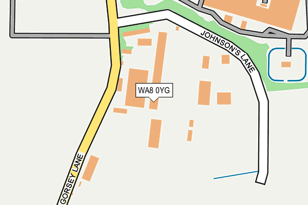 WA8 0YG map - OS OpenMap – Local (Ordnance Survey) WA8 0YG map - OS OpenMap – Local (Ordnance Survey)