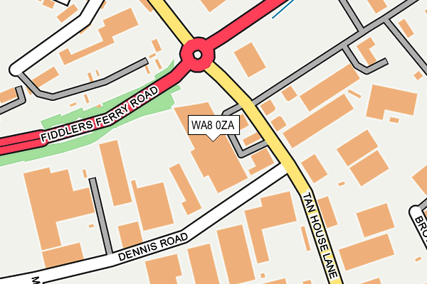 WA8 0ZA map - OS OpenMap – Local (Ordnance Survey) WA8 0ZA map - OS OpenMap – Local (Ordnance Survey)