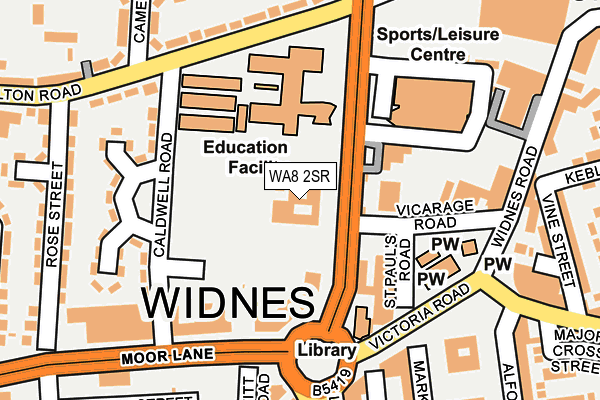 WA8 2SR map - OS OpenMap – Local (Ordnance Survey) WA8 2SR map - OS OpenMap – Local (Ordnance Survey)