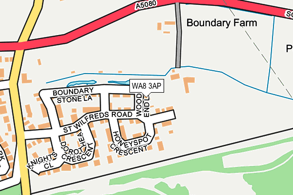 WA8 3AP map - OS OpenMap – Local (Ordnance Survey) WA8 3AP map - OS OpenMap – Local (Ordnance Survey)