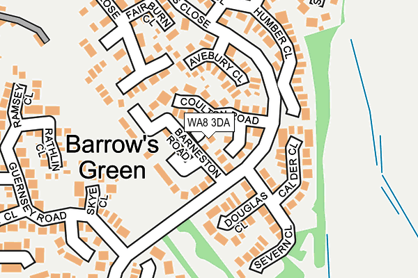 WA8 3DA map - OS OpenMap – Local (Ordnance Survey) WA8 3DA map - OS OpenMap – Local (Ordnance Survey)