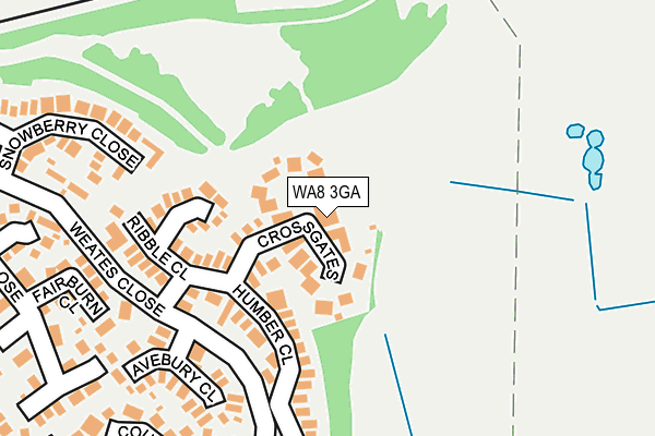 WA8 3GA map - OS OpenMap – Local (Ordnance Survey) WA8 3GA map - OS OpenMap – Local (Ordnance Survey)