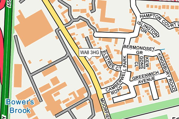 WA8 3HG map - OS OpenMap – Local (Ordnance Survey) WA8 3HG map - OS OpenMap – Local (Ordnance Survey)