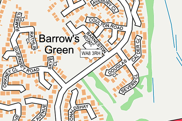 WA8 3RH map - OS OpenMap – Local (Ordnance Survey) WA8 3RH map - OS OpenMap – Local (Ordnance Survey)