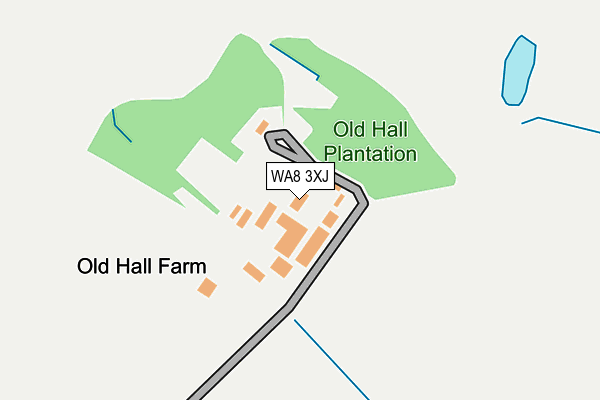 WA8 3XJ map - OS OpenMap – Local (Ordnance Survey) WA8 3XJ map - OS OpenMap – Local (Ordnance Survey)