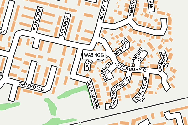 WA8 4GG map - OS OpenMap – Local (Ordnance Survey) WA8 4GG map - OS OpenMap – Local (Ordnance Survey)