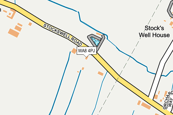 WA8 4PJ map - OS OpenMap – Local (Ordnance Survey) WA8 4PJ map - OS OpenMap – Local (Ordnance Survey)