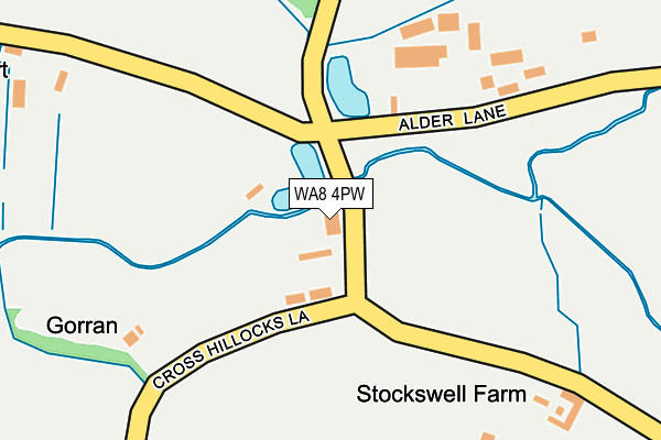 WA8 4PW map - OS OpenMap – Local (Ordnance Survey) WA8 4PW map - OS OpenMap – Local (Ordnance Survey)