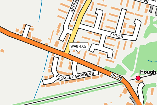 WA8 4XG map - OS OpenMap – Local (Ordnance Survey) WA8 4XG map - OS OpenMap – Local (Ordnance Survey)