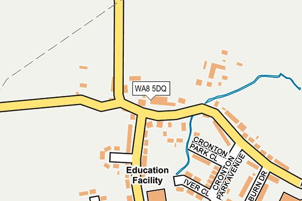 WA8 5DQ map - OS OpenMap – Local (Ordnance Survey) WA8 5DQ map - OS OpenMap – Local (Ordnance Survey)