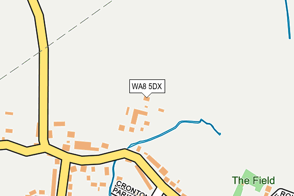 WA8 5DX map - OS OpenMap – Local (Ordnance Survey) WA8 5DX map - OS OpenMap – Local (Ordnance Survey)