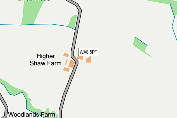 WA8 5PT map - OS OpenMap – Local (Ordnance Survey) WA8 5PT map - OS OpenMap – Local (Ordnance Survey)