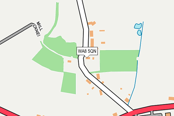 WA8 5QN map - OS OpenMap – Local (Ordnance Survey) WA8 5QN map - OS OpenMap – Local (Ordnance Survey)