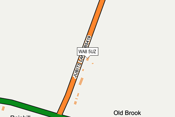 WA8 5UZ map - OS OpenMap – Local (Ordnance Survey) WA8 5UZ map - OS OpenMap – Local (Ordnance Survey)