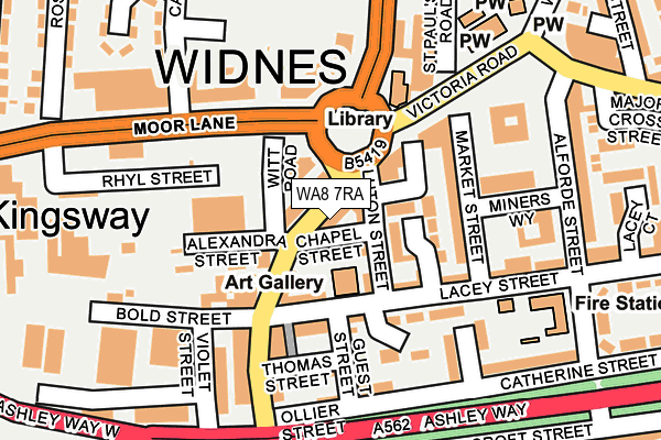 WA8 7RA map - OS OpenMap – Local (Ordnance Survey) WA8 7RA map - OS OpenMap – Local (Ordnance Survey)