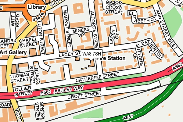 WA8 7SH map - OS OpenMap – Local (Ordnance Survey) WA8 7SH map - OS OpenMap – Local (Ordnance Survey)