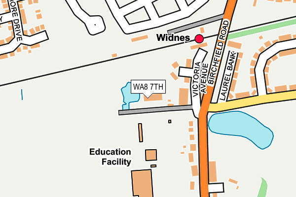 WA8 7TH map - OS OpenMap – Local (Ordnance Survey) WA8 7TH map - OS OpenMap – Local (Ordnance Survey)