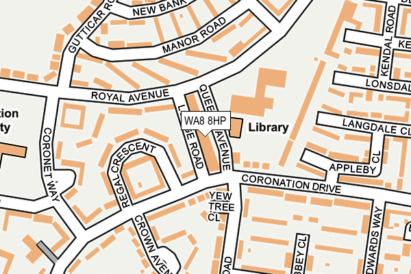WA8 8HP map - OS OpenMap – Local (Ordnance Survey) WA8 8HP map - OS OpenMap – Local (Ordnance Survey)