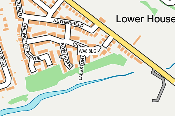 WA8 8LG map - OS OpenMap – Local (Ordnance Survey) WA8 8LG map - OS OpenMap – Local (Ordnance Survey)