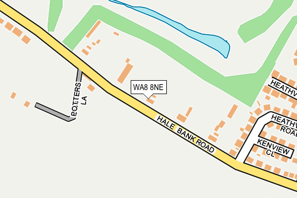 WA8 8NE map - OS OpenMap – Local (Ordnance Survey) WA8 8NE map - OS OpenMap – Local (Ordnance Survey)