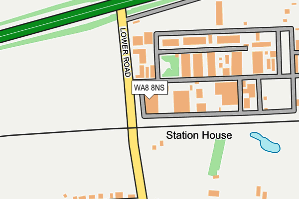 WA8 8NS map - OS OpenMap – Local (Ordnance Survey) WA8 8NS map - OS OpenMap – Local (Ordnance Survey)