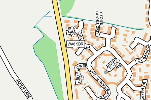 WA8 9DR map - OS OpenMap – Local (Ordnance Survey) WA8 9DR map - OS OpenMap – Local (Ordnance Survey)