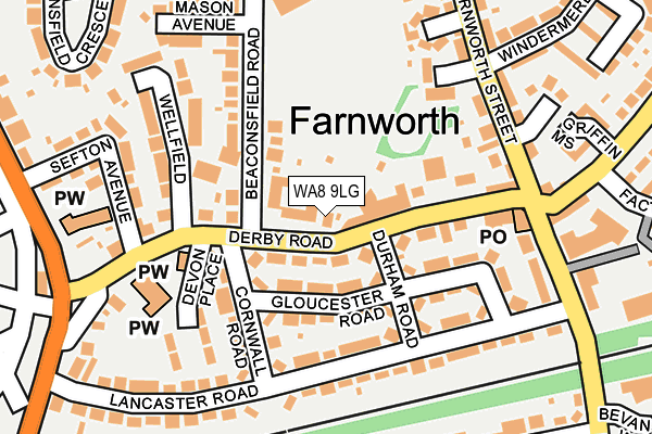 WA8 9LG map - OS OpenMap – Local (Ordnance Survey) WA8 9LG map - OS OpenMap – Local (Ordnance Survey)