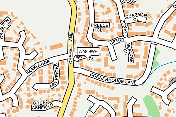WA8 9WH map - OS OpenMap – Local (Ordnance Survey) WA8 9WH map - OS OpenMap – Local (Ordnance Survey)