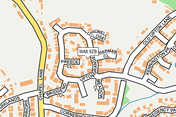 WA8 9ZB map - OS OpenMap – Local (Ordnance Survey) WA8 9ZB map - OS OpenMap – Local (Ordnance Survey)